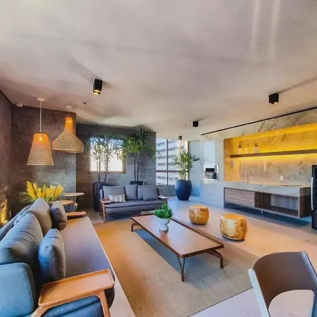 Flat Luxo Com Coworking, Academia E Rooftop - Wifi 1gb - Beira Mar 4 Min Fortaleza (Ceara)