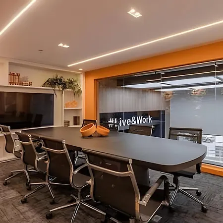 Flat Luxo Com Coworking, Academia E Rooftop - Wifi 1gb - Beira Mar 4 Min Apartamento *