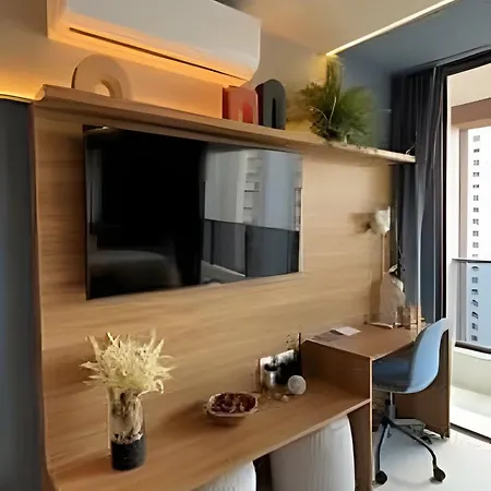 Apartamento Flat Luxo Com Coworking, Academia E Rooftop - Wifi 1gb - Beira Mar 4 Min Fortaleza (Ceara)