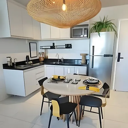 Flat Luxo Com Coworking, Academia E Rooftop - Wifi 1gb - Beira Mar 4 Min